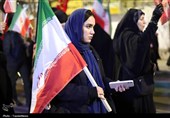 بیرق‌های برافراشته در کرمانشاه