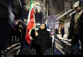 بیرق‌های برافراشته در کرمانشاه