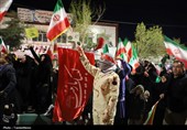 بیرق‌های برافراشته در کرمانشاه