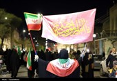 بیرق‌های برافراشته در کرمانشاه