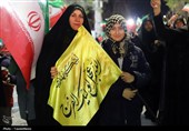بیرق‌های برافراشته در کرمانشاه