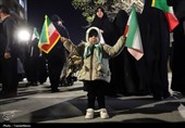بیرق‌های برافراشته در کرمانشاه