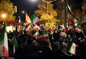 بیرق‌های برافراشته در کرمانشاه