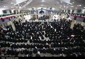 مراسم چهلمین روز شهادت امام شهید و گرامیداشت شهدای جنگ رمضان در همدان