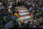 مراسم تشییع پیکر 12 شهید حملات آمریکایی - صهیونی در قم