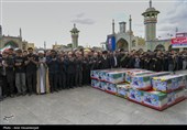 مراسم تشییع پیکر 12 شهید حملات آمریکایی - صهیونی در قم