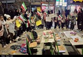 کلاس‌هایی که بوی دلتنگی می‌دهند؛ مشق همدلی دانش‌آموزان عجب‌شیر در اربعین شهدای میناب