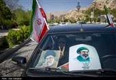 کاروان خودرویی گرامیداشت چهلم شهادت رهبر انقلاب در شیراز