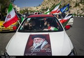 کاروان خودرویی گرامیداشت چهلم شهادت رهبر انقلاب در شیراز