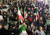 حرکت دسته‌جات عزادار بوشهری در سوگ چهلم امام شهید