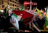 وداع با پیکر مطهر سردار شهید مجید خادمی