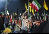 مراسم چهلمین روز شهادت امام شهید و گرامیداشت شهدای جنگ رمضان لامرد - فارس