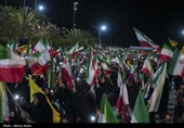 مراسم چهلمین روز شهادت امام شهید و گرامیداشت شهدای جنگ رمضان لامرد - فارس