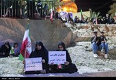 مراسم چهلمین روز شهادت امام شهید و گرامیداشت شهدای جنگ رمضان لامرد - فارس
