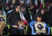 مراسم چهلمین روز شهادت امام شهید و گرامیداشت شهدای جنگ رمضان لامرد - فارس