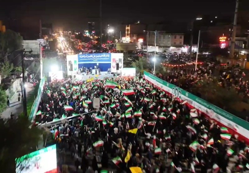 اجتماع مردم اهواز دراربعین شهادت حضرت آیت الله خامنه ای رهبرشهیدانقلاب