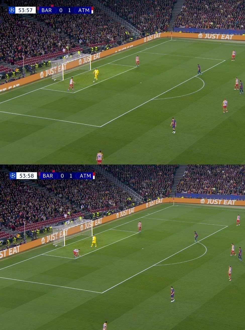 تیم فوتبال بارسلونا , تیم فوتبال اتلتیکو مادرید اسپانیا , لیگ قهرمانان اروپا , هانسی فلیک , لامین یامال , 