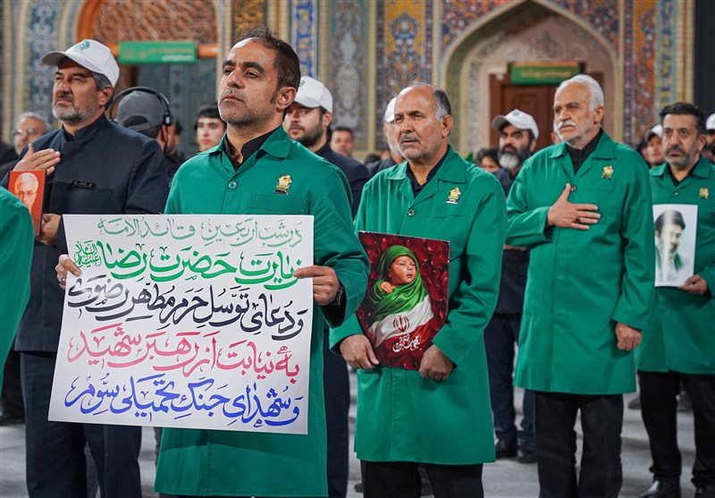 حرم امام رضا(ع) , امام رضا (ع) , آستان قدس رضوی , خادمیاران رضوی , زائر رضوی , مشهد مقدس , اخبار مشهد , خراسان رضوی , رهبر انقلاب , شهید امام خامنه ای (ره) , 