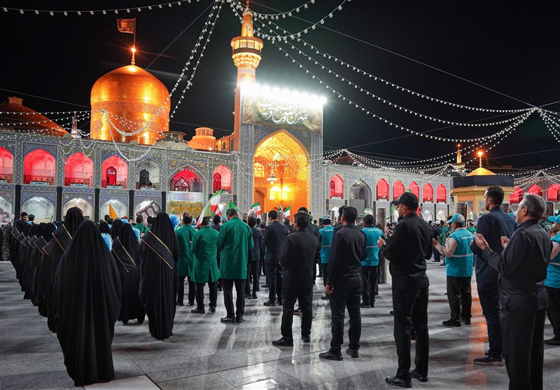 حرم امام رضا(ع) , امام رضا (ع) , آستان قدس رضوی , خادمیاران رضوی , زائر رضوی , مشهد مقدس , اخبار مشهد , خراسان رضوی , رهبر انقلاب , شهید امام خامنه ای (ره) , 