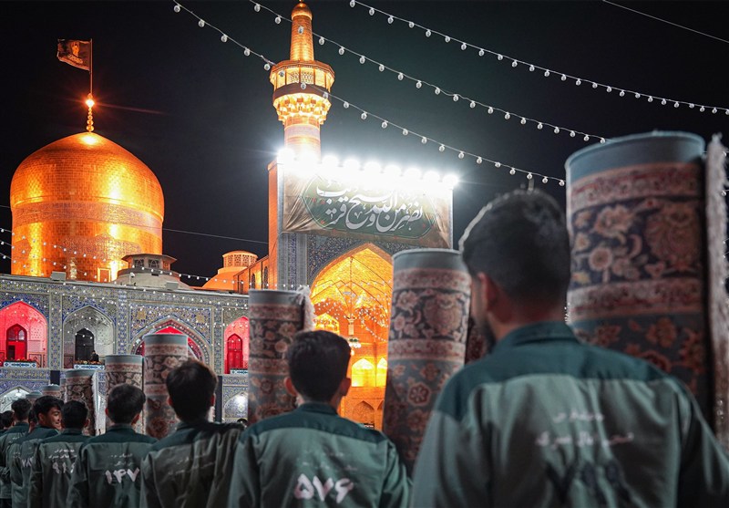 حرم امام رضا(ع) , امام رضا (ع) , آستان قدس رضوی , خادمیاران رضوی , زائر رضوی , مشهد مقدس , اخبار مشهد , خراسان رضوی , رهبر انقلاب , شهید امام خامنه ای (ره) , 