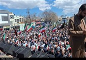 مراسم باشکوه چهلمین روز رهبر شهید به روایت تصاویر در اردبیل