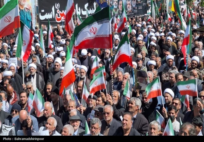 مراسم باشکوه چهلمین روز رهبر شهید به روایت تصاویر در اردبیل