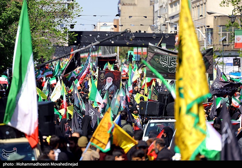 مراسم عزاداری چهلمین روز شهادت رهبر انقلاب در تهران - 1