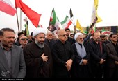 اجتماع عزاداران اربعین شهادت قائد امت امام خامنه‌ای در بندرعباس