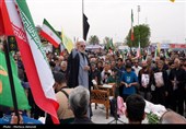 اجتماع عزاداران اربعین شهادت قائد امت امام خامنه‌ای در بندرعباس