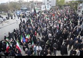 مراسم عزاداری چهلمین روز شهادت رهبر انقلاب در کرمانشاه