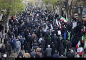 مراسم عزاداری چهلمین روز شهادت رهبر انقلاب در کرمانشاه