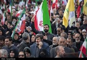 مراسم عزاداری چهلمین روز شهادت رهبر انقلاب در کرمانشاه