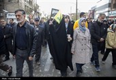 مراسم عزاداری چهلمین روز شهادت رهبر انقلاب در کرمانشاه