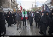 مراسم عزاداری چهلمین روز شهادت رهبر انقلاب در کرمانشاه