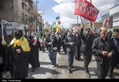 مراسم عزاداری چهلمین روز شهادت رهبر انقلاب در کرمانشاه