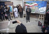 مراسم عزاداری چهلمین روز شهادت رهبر انقلاب در کرمانشاه