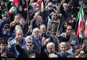 مراسم عزاداری چهلمین روز شهادت رهبر انقلاب در کرمانشاه