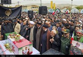 تشییع پیکر شهید سردار مجید خادمی و شهدای حملات آمریکایی ـ صهیونی در شیراز