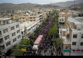 تشییع پیکر شهید سردار مجید خادمی و شهدای حملات آمریکایی ـ صهیونی در شیراز