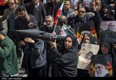تشییع پیکر شهید سردار مجید خادمی و شهدای حملات آمریکایی ـ صهیونی در شیراز