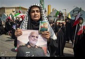 تشییع پیکر شهید سردار مجید خادمی و شهدای حملات آمریکایی ـ صهیونی در شیراز