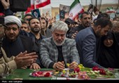 تشییع پیکر شهید سردار مجید خادمی و شهدای حملات آمریکایی ـ صهیونی در شیراز