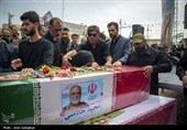 تشییع پیکر شهید سردار مجید خادمی و شهدای حملات آمریکایی ـ صهیونی در شیراز