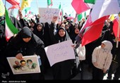 مراسم عزاداری چهلمین روز شهادت رهبر انقلاب در همدان