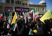 مراسم عزاداری چهلمین روز شهادت رهبر انقلاب در همدان