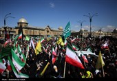 مراسم عزاداری چهلمین روز شهادت رهبر انقلاب در همدان