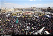 مراسم عزاداری چهلمین روز شهادت رهبر انقلاب در همدان