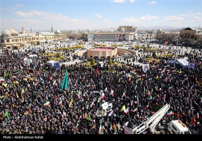 مراسم عزاداری چهلمین روز شهادت رهبر انقلاب در همدان