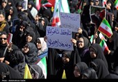 مراسم عزاداری چهلمین روز شهادت رهبر انقلاب در همدان