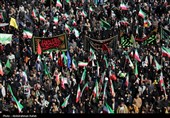 مراسم عزاداری چهلمین روز شهادت رهبر انقلاب در همدان